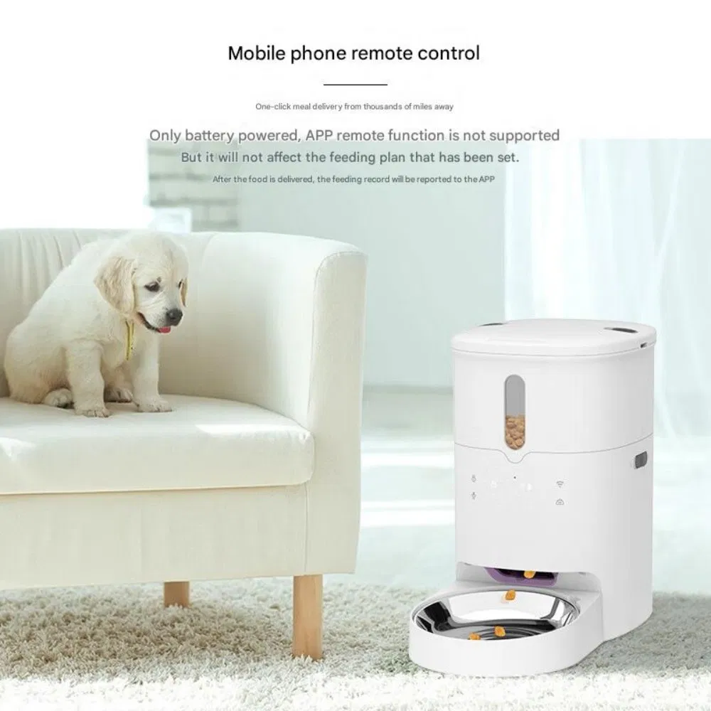 Smart Pet Automatic Feeder with WiFi APP Control Dual Bowls 3L / 6L Large Capacity Cats &amp; Dogs