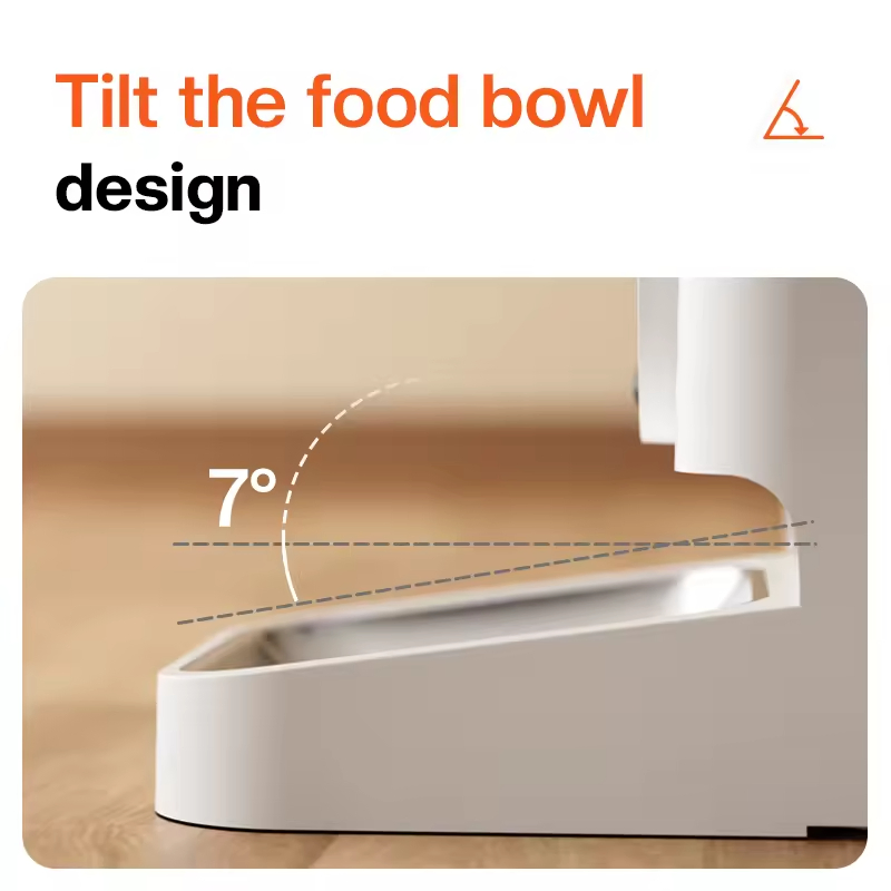 HD Camera Pet Monitoring Automatic Pet Feeder for Cats Dogs Dry Food Smart Feeder with Anti-Clog &amp; LCD Pet Products