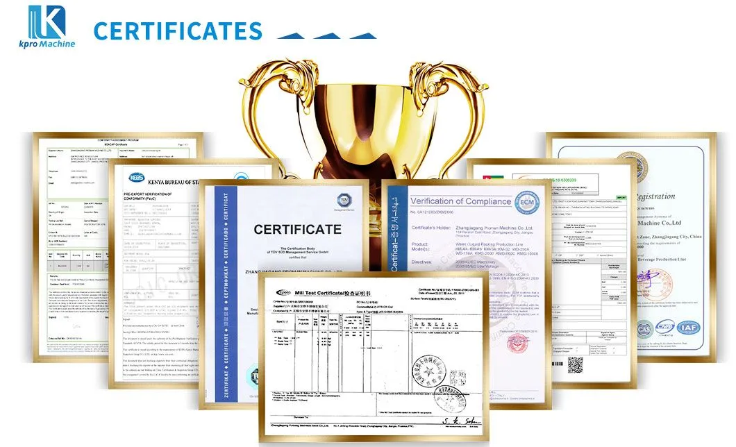 Certifications