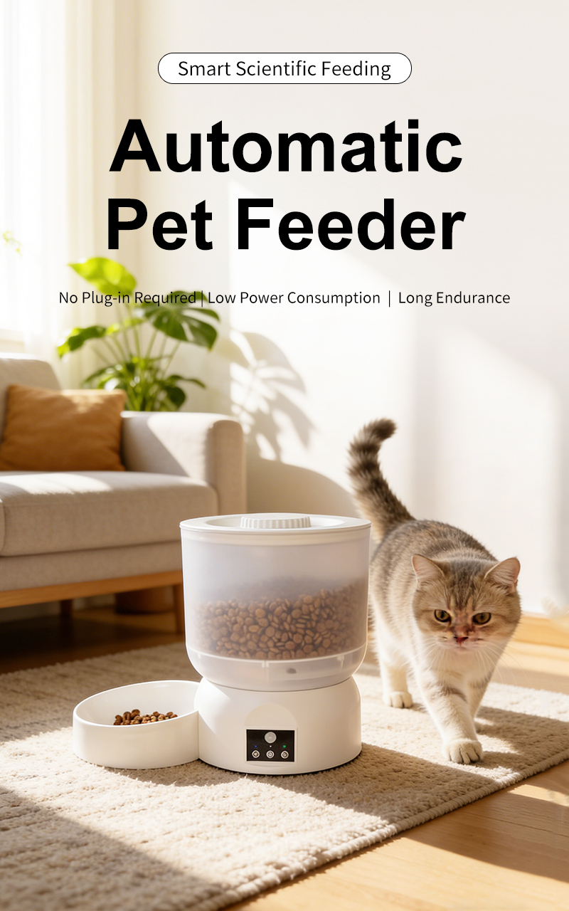 Smart Automatic Pet Feeder with Digital Timer Best Automatic Pet Feeder for Dogs Cats Timed Programmable Machine