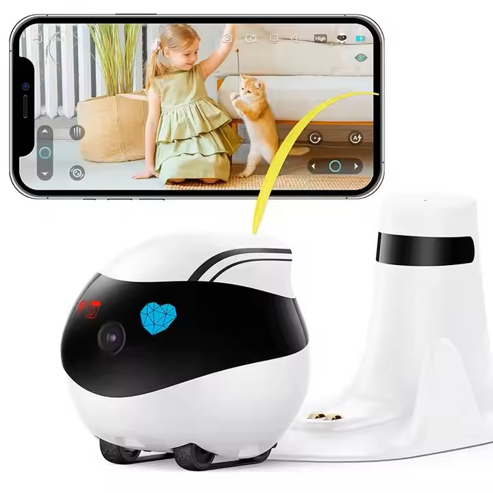 APP-Controlled Smart Robot - Family Guardian, Pet Companion, Elderly Care Robot, Security Mobile Monitoring