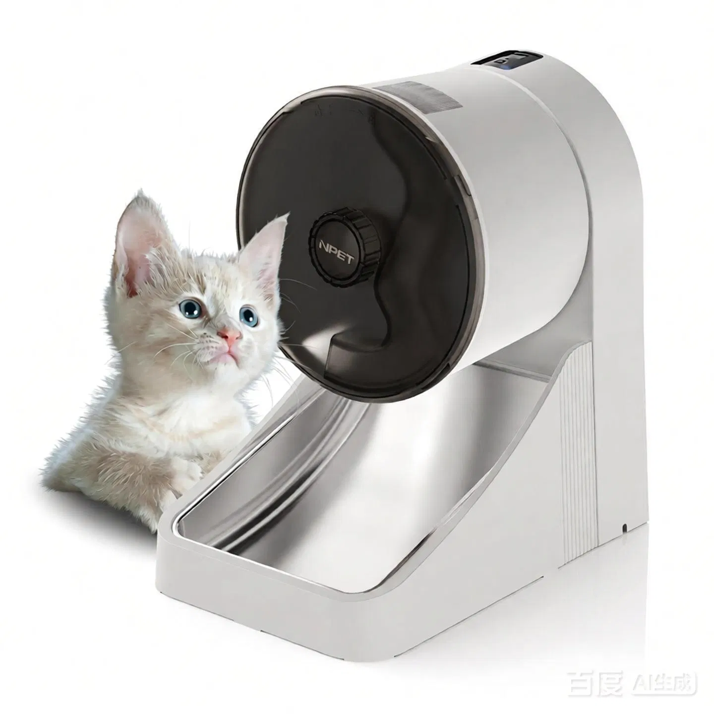 Rotatable Automatic Cat Smart Wi-Fi Pet Feeder Supply APP Remote Control Bowl