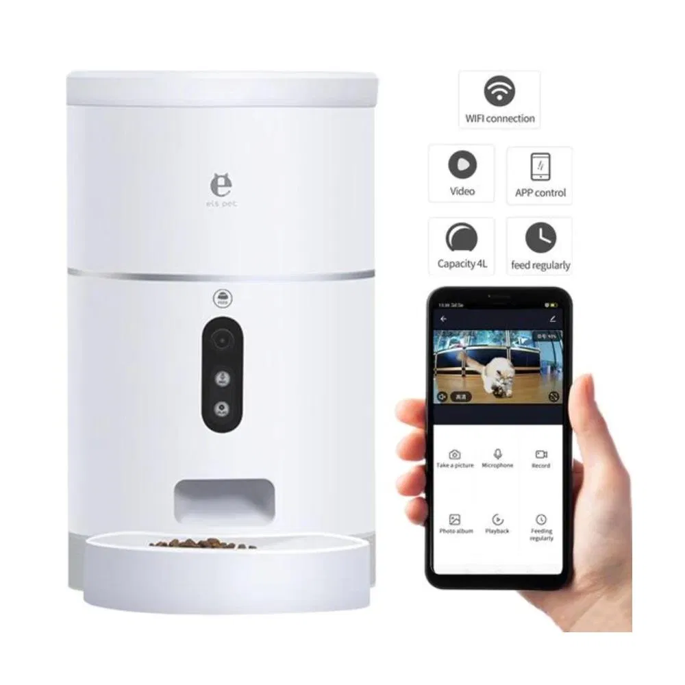 Smart Pet Supplies Automatic Pet Feeder with Camera