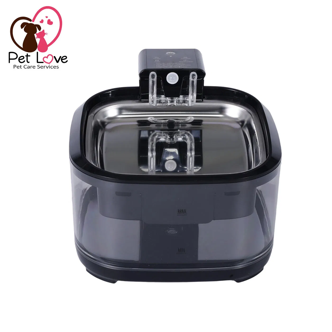 Automatic Stainless Steel Wireless Pet Water Fountain for Cats and Dogs