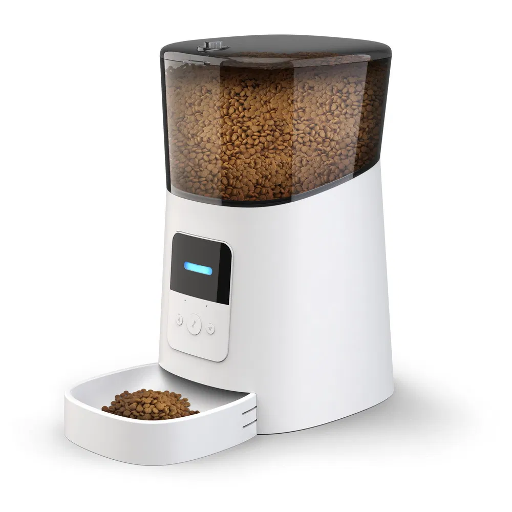 Smart Feed Automatic Dog and Cat Feeder Wi-Fi Enabled for Ios and Android Smartphones