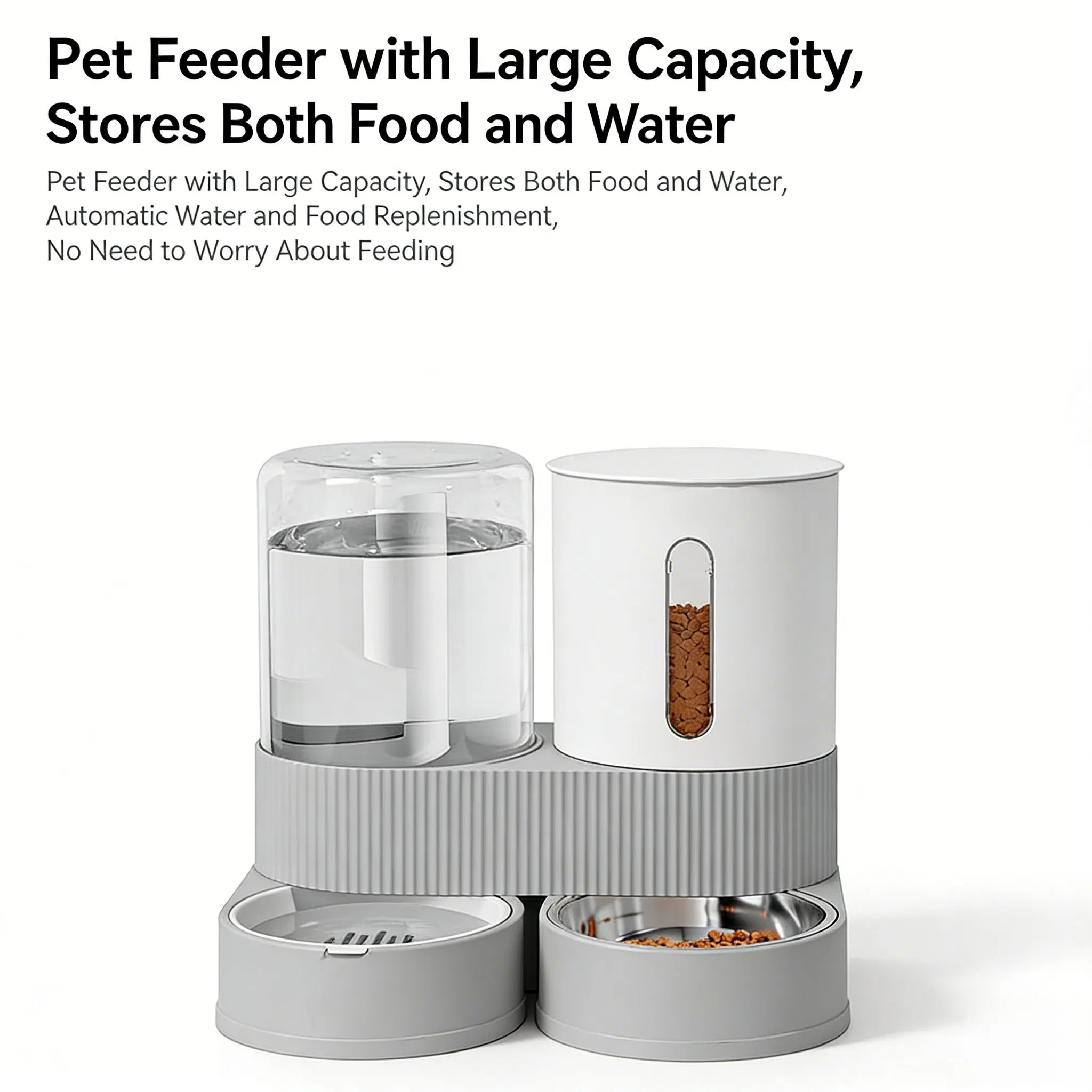 Pet Feeder Fully Automatic Pet Feeder and Water Dispenser OEM/ODM