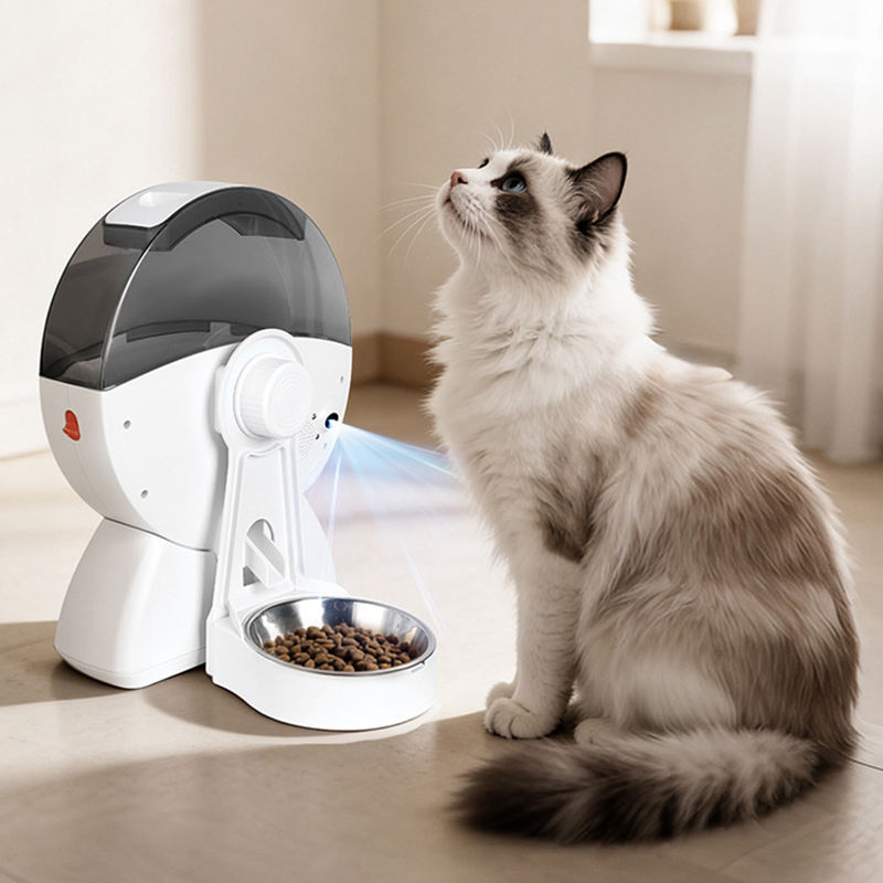 Smart Pet Feeder with 1080P Camera WiFi Remote Video Automatic Feeder Pet Supplier
