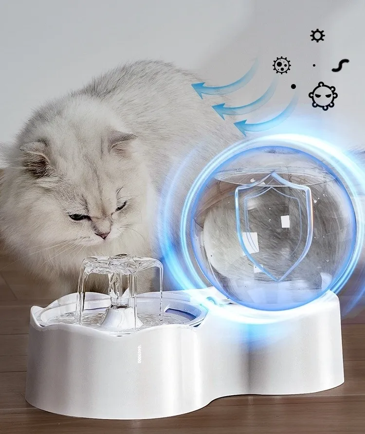 Intelligent Automatic Circulating Filtered Flowing Water Pet Drinking Fountain