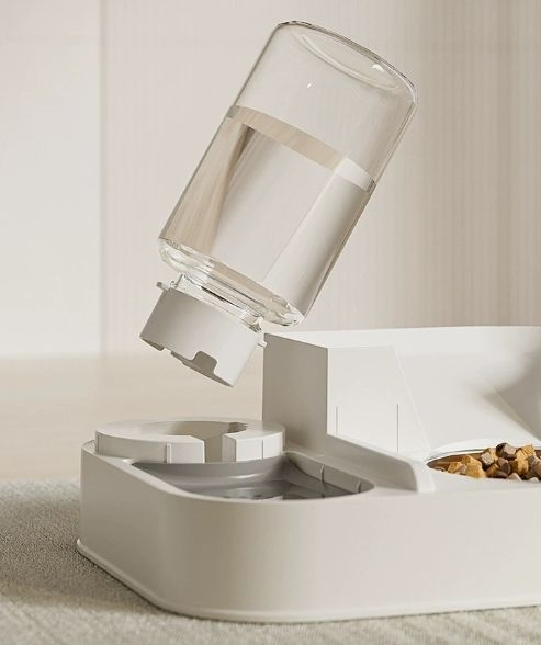 Smart Automatic Pet Water Dispenser with Food Storage Bowls