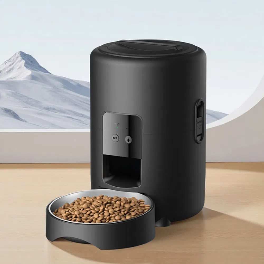 Smart Automatic Pet Feeder with Stainless Steel Bowl Timed Portion Control &amp; Remote Control for Cats &amp; Dogs