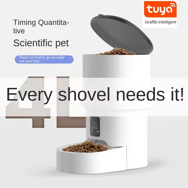 Factory Intelligent Pet Feeder Automatic Feeding Machine with WiFi Remote Timed Feed