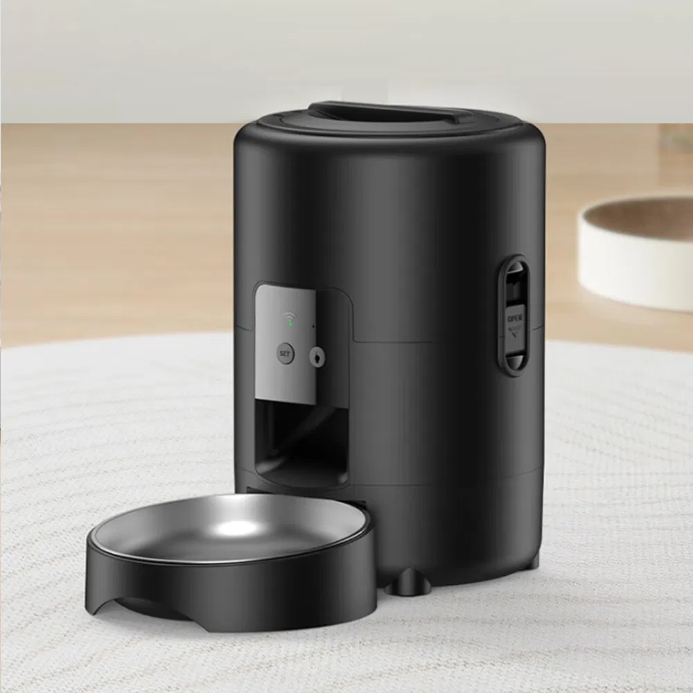 Smart Automatic Pet Feeder with Stainless Steel Bowl Timed Portion Control &amp; Remote Control for Cats &amp; Dogs
