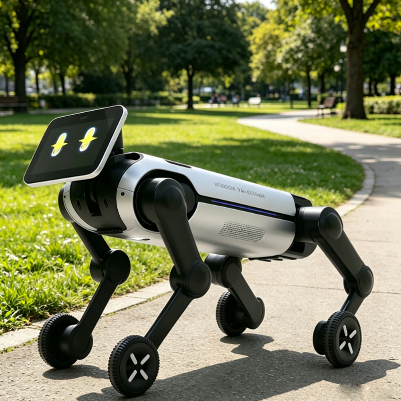 Smart Dual-Form Bimodal Robot Ai Dog Electronic Pet Companion