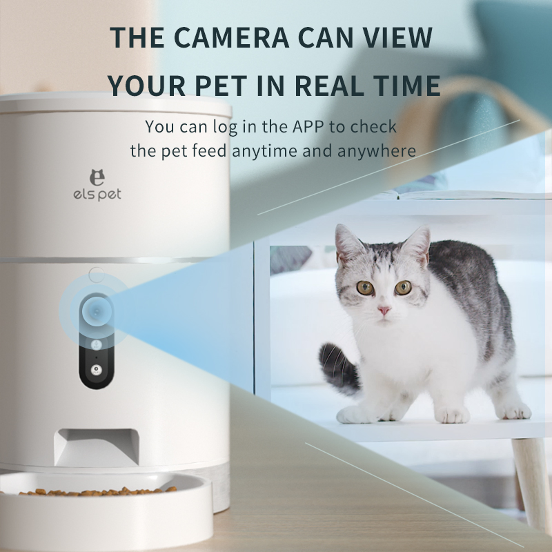 Smart Pet Supplies Automatic Pet Feeder with Camera