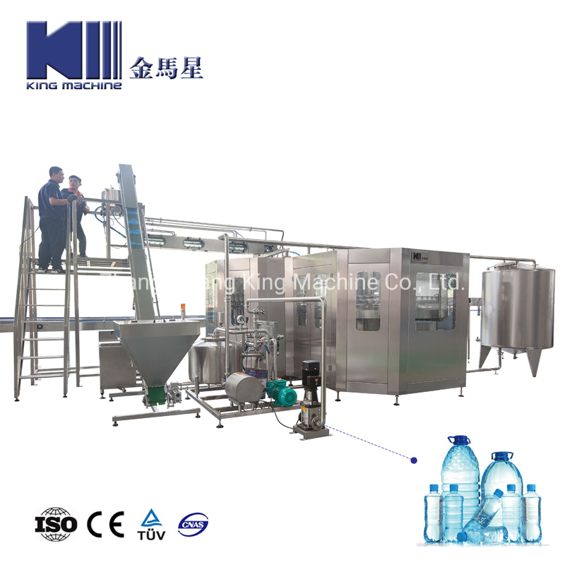 Water Bottle Washing Filling Capping System