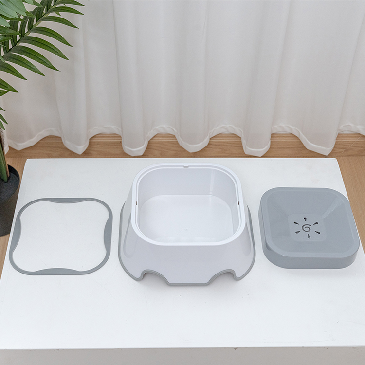 Rena Pet Factory Price New Mould Spill Proof Dog Bowl Slow Large Capacity Feeder 2 Way Use