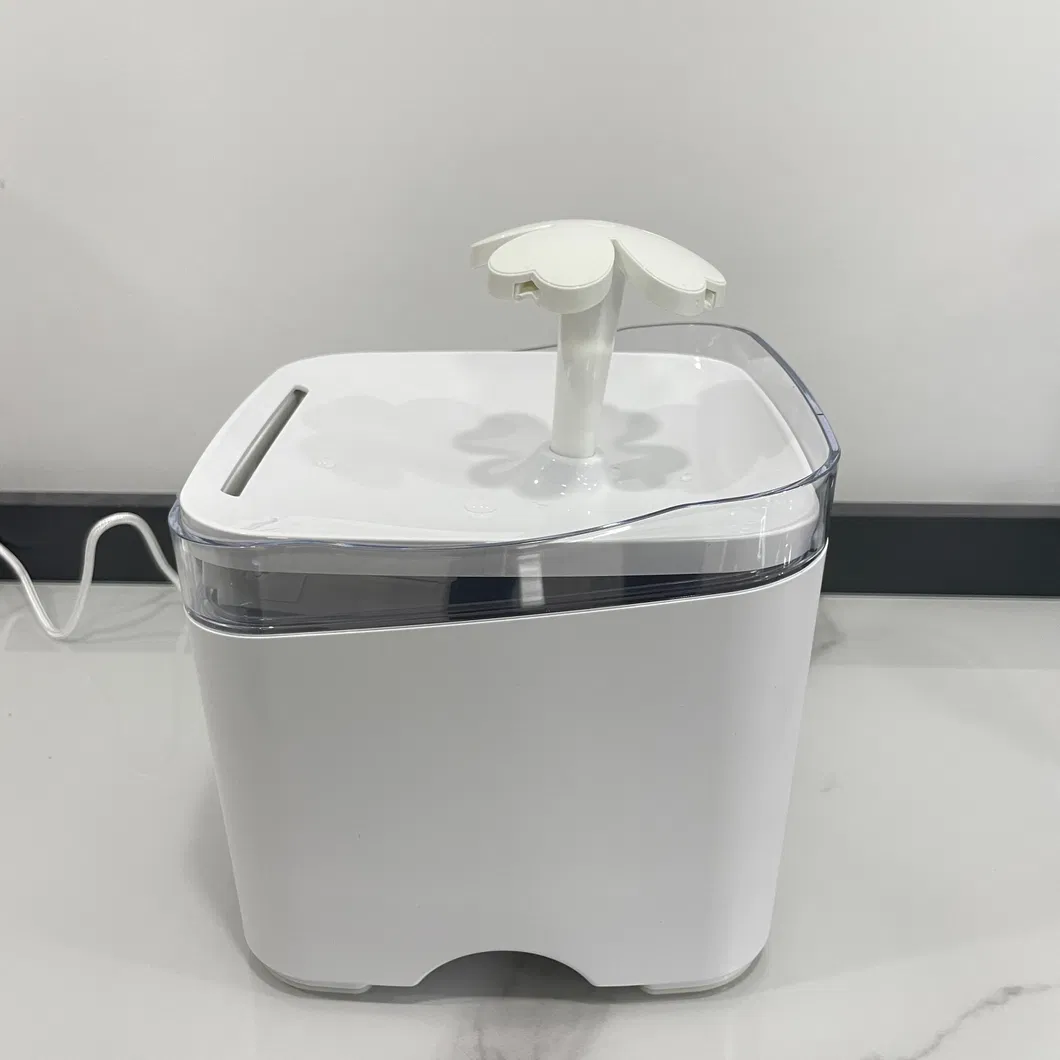 2.8L Automatic Pet Water Dispenser Dog Cat Water Fountain with LED Lighting
