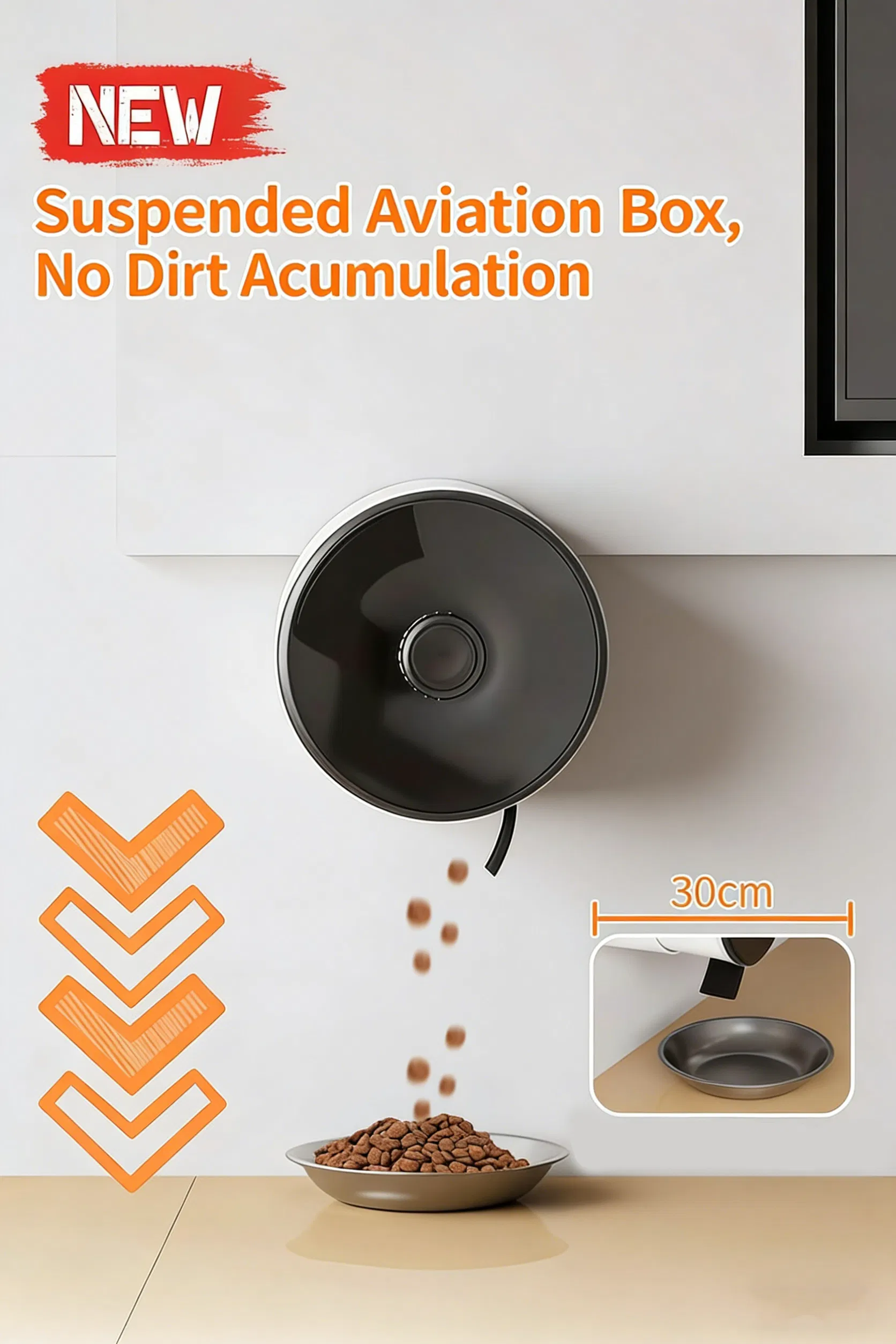Rotatable Smart Pet Feeder with WiFi Application