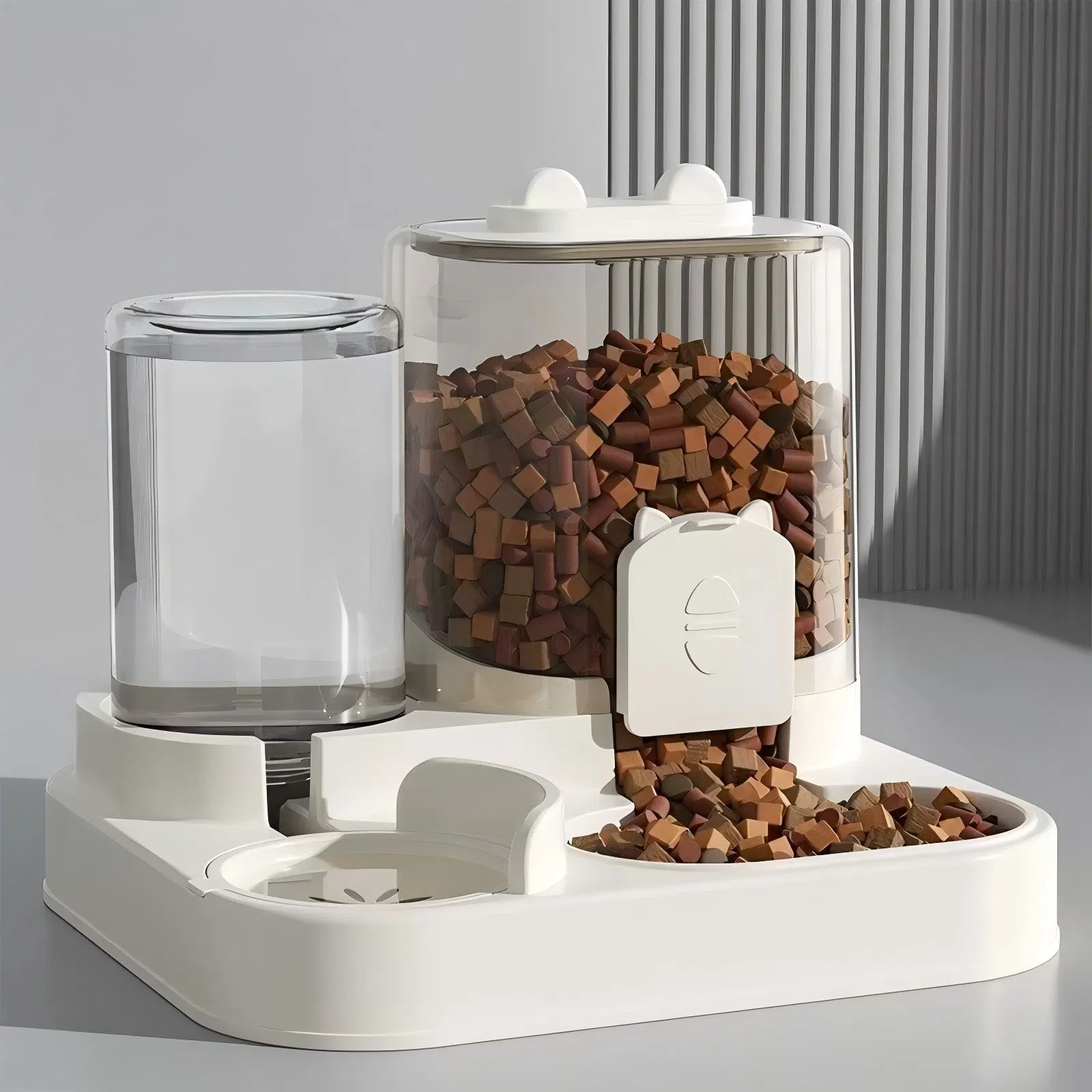 Large Capacity Dispenser Pet Smart Feeder Mascotas Custom Pet Product Pet Ware Cat Feeder Pet Ware Cat Feeder Smart Automatic Pet Feeder