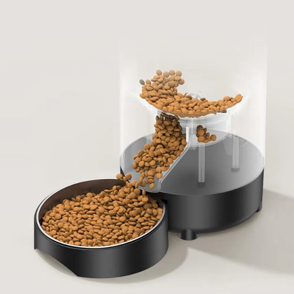 Smart Automatic Pet Feeder with Stainless Steel Bowl Timed Portion Control &amp; Remote Control for Cats &amp; Dogs