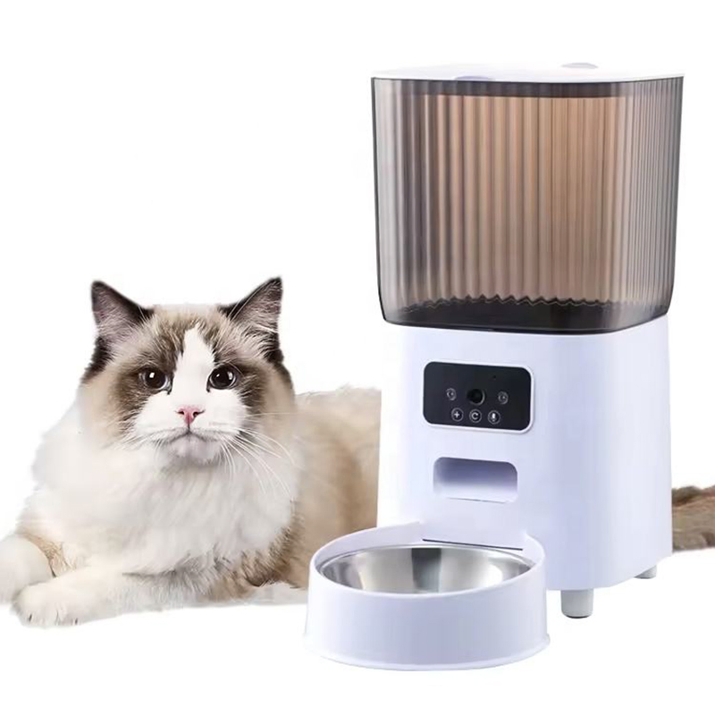 Large Capacity Automatic Dual Pet Feeder for Multiple Dogs and Cats Feeding