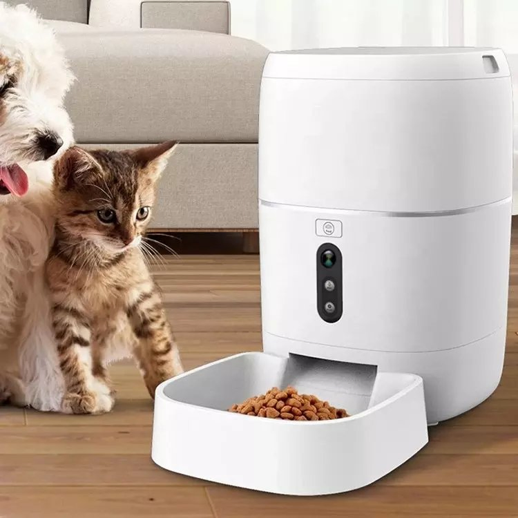 Tuya APP Controlled Pet Feeder with 1-6 Smart Automatic Meals Daily