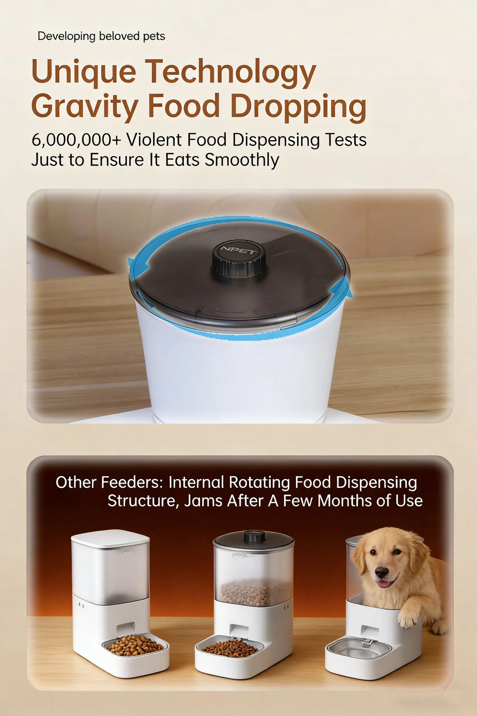 Smart Wi-Fi Pet Feeder Display 3