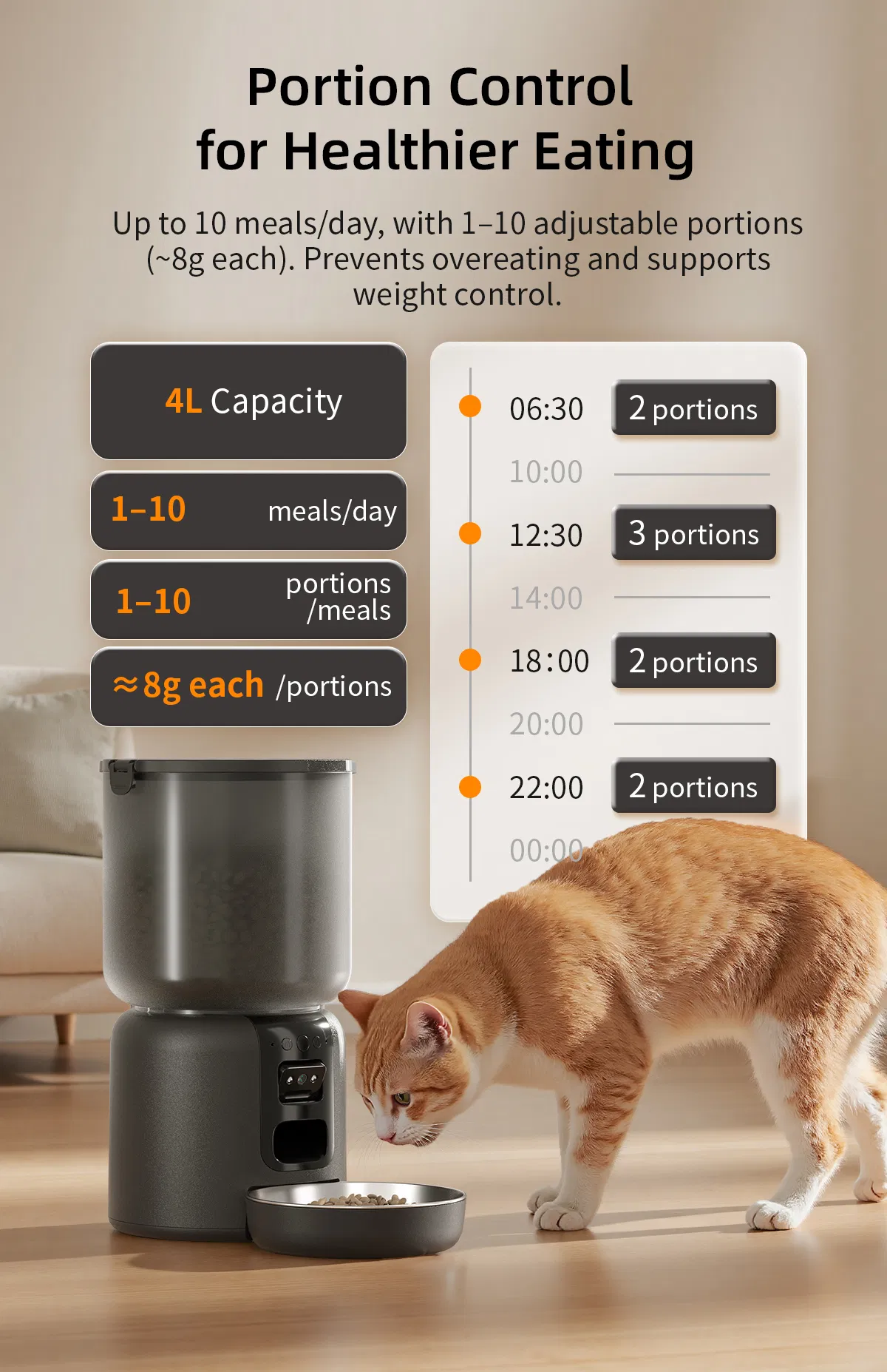 Smart WiFi Automatic Pet Feeder Detail 8