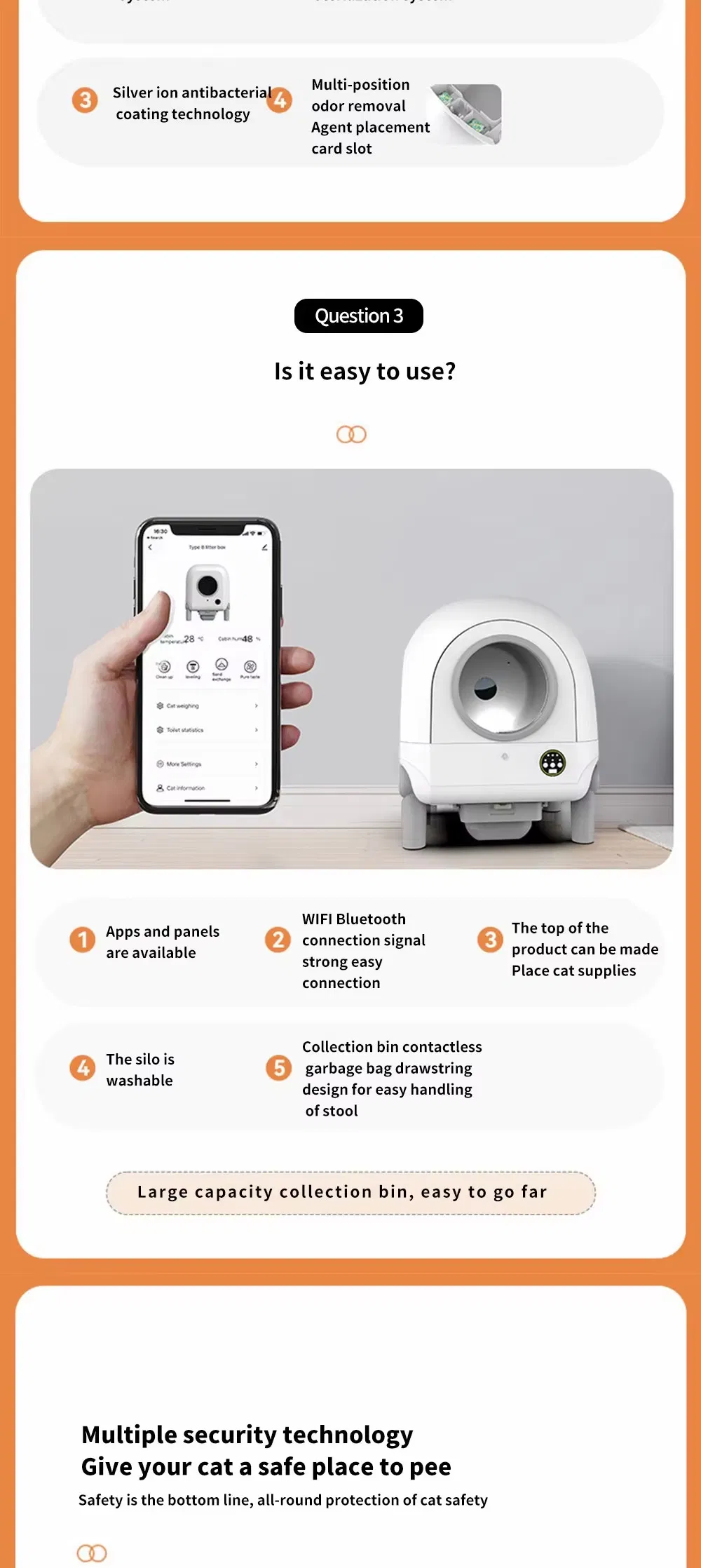 Smart Pet Hygiene Station with Self Cleaning and Air Purification Pet Products