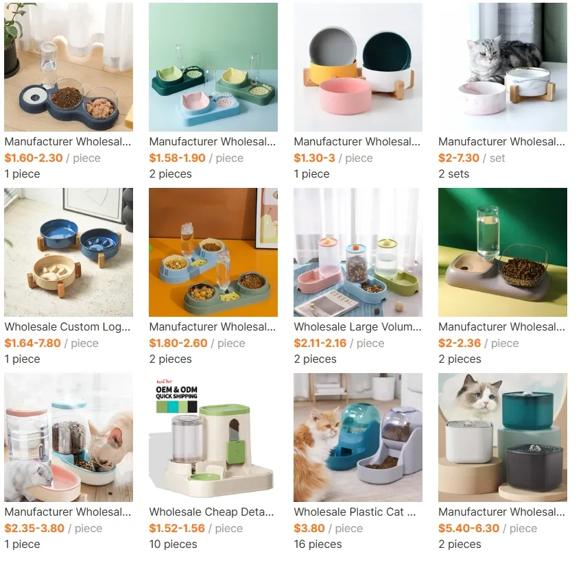 Multi-functional Pet Drinking Bowl Showcase