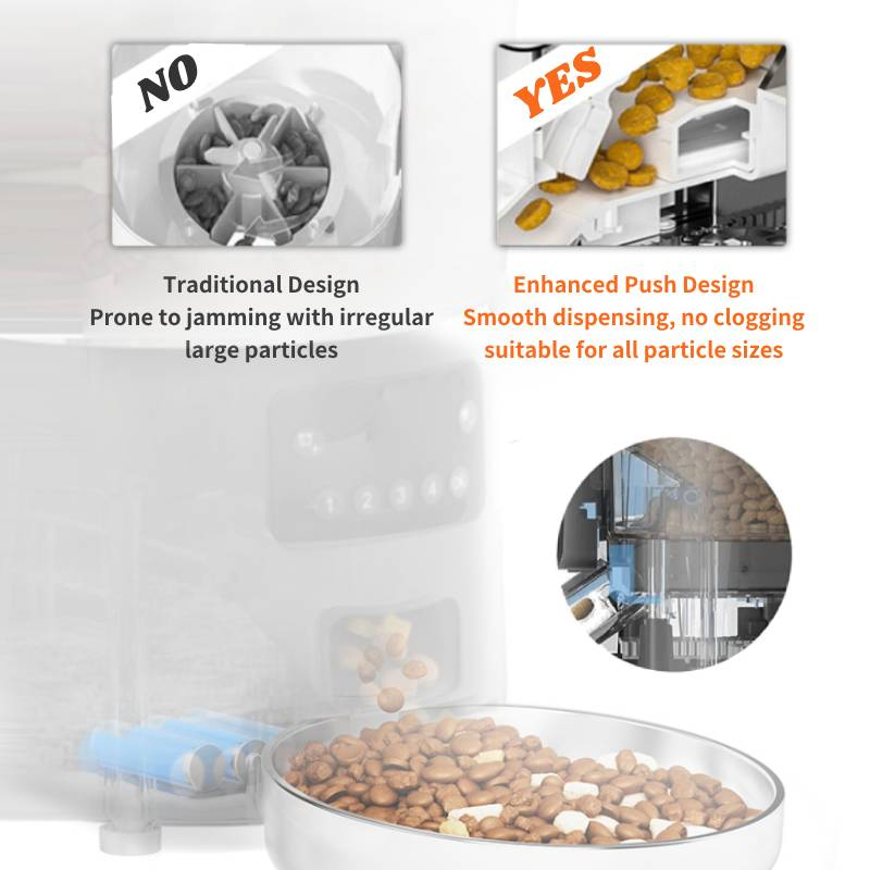 Automatic Feeder with HD Camera for Voice Video Recording Cats Dogs Food Dispenser