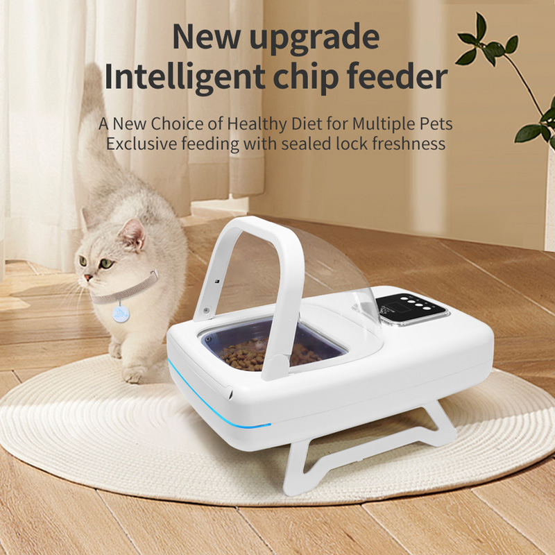 Pet Smart Automatic Food Feeder with RFID for Dogs and Cats