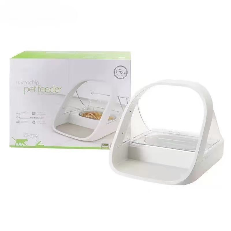 Microchip Pet Feeder Selective Automatic Feeder for Hassle-Free Mealtimes Suitable for Wet and Dry Food