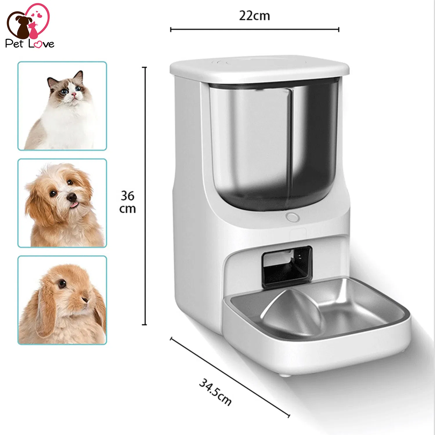 Smart Pet Feeder with APP Control and UV Protection