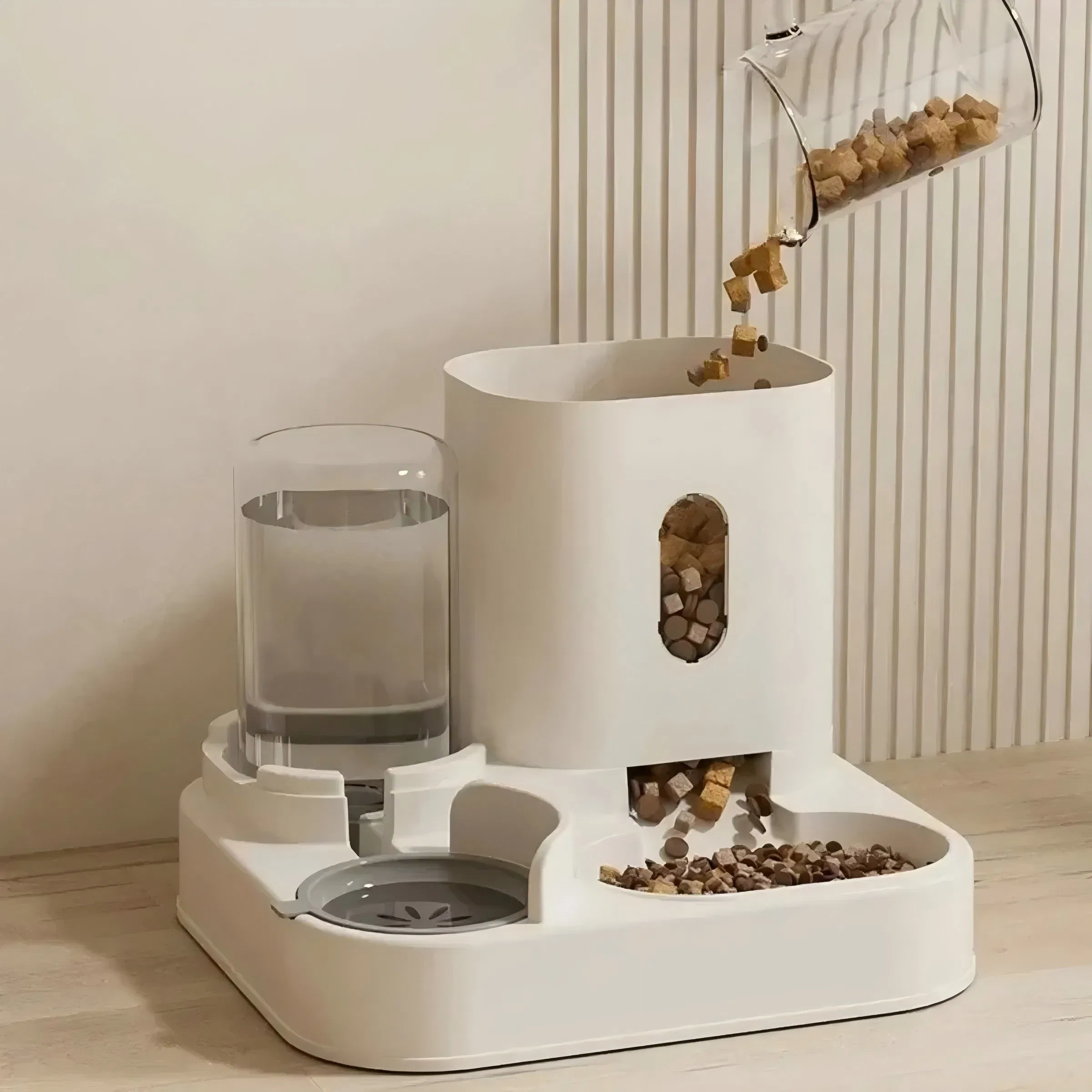 Large Capacity Dispenser Pet Smart Feeder Mascotas Custom Pet Product Pet Ware Cat Feeder Pet Ware Cat Feeder Smart Automatic Pet Feeder