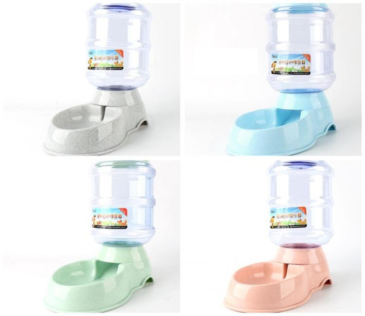 PP Material Gravity Pet Food Feeder and Water Dispensers