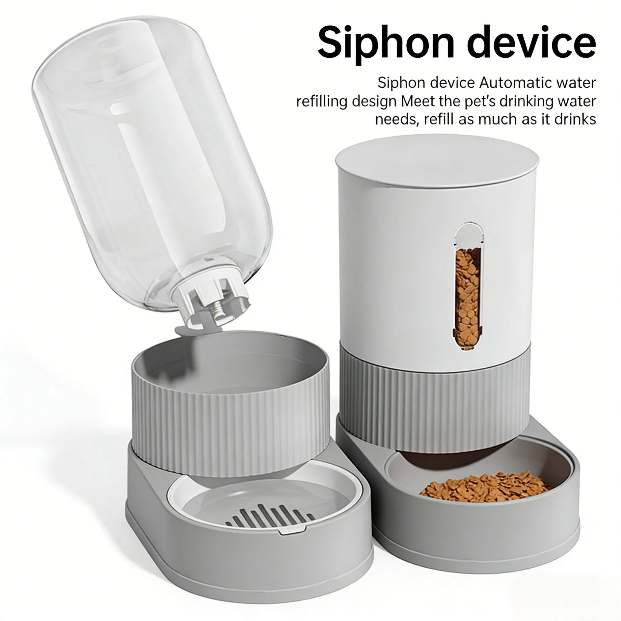 Automatic Pet Water and Food Dispenser Pet Feeder OEM/ODM