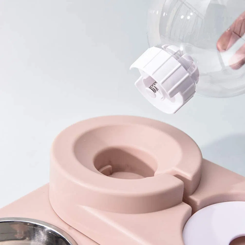 Automatic Gravity Waterer Feeder Dispenser Double Pet Feeder for Pets