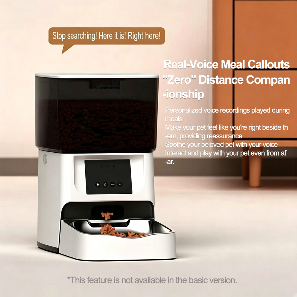 Smart Charge Modern Plastic Feeder Pet Cat &amp; Dog Automatic Timed Food Bowl with Self-service Feeding Machine