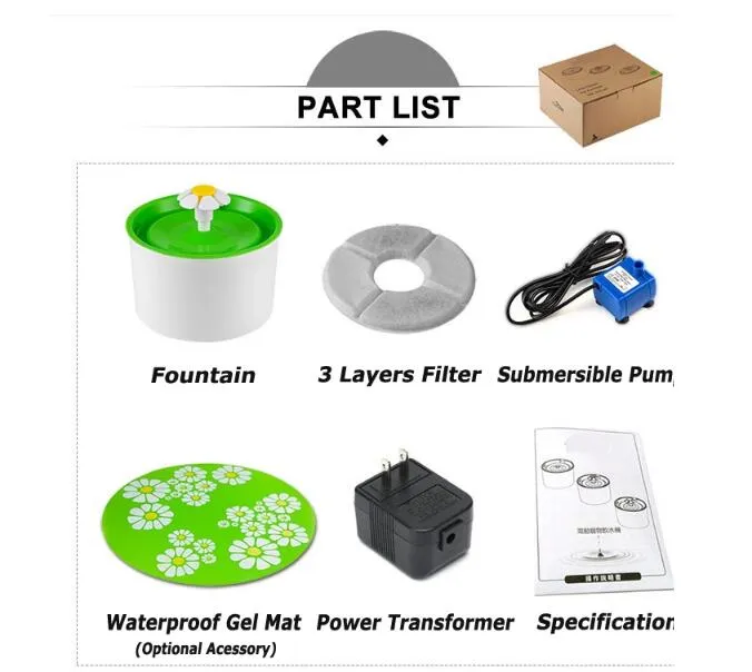 Automatic Smart Pet Water Drinking Fountain Detail 2