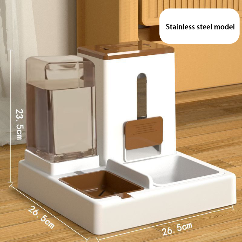 Dog Bowl Cat Bowl Automatic Feeder Cat Dog Pet Water Dispenser All-in-One Cat Food Bowl Dog Food Bowl Pet Supplies