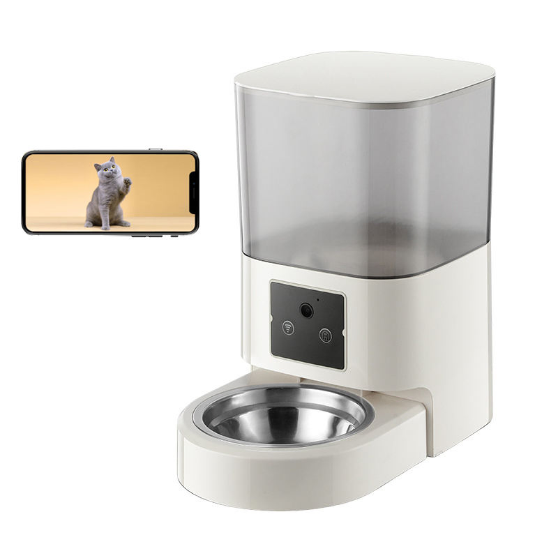 Large Capacity Smart Automatic Pet Feeder with Removable Food Tank and Bowl