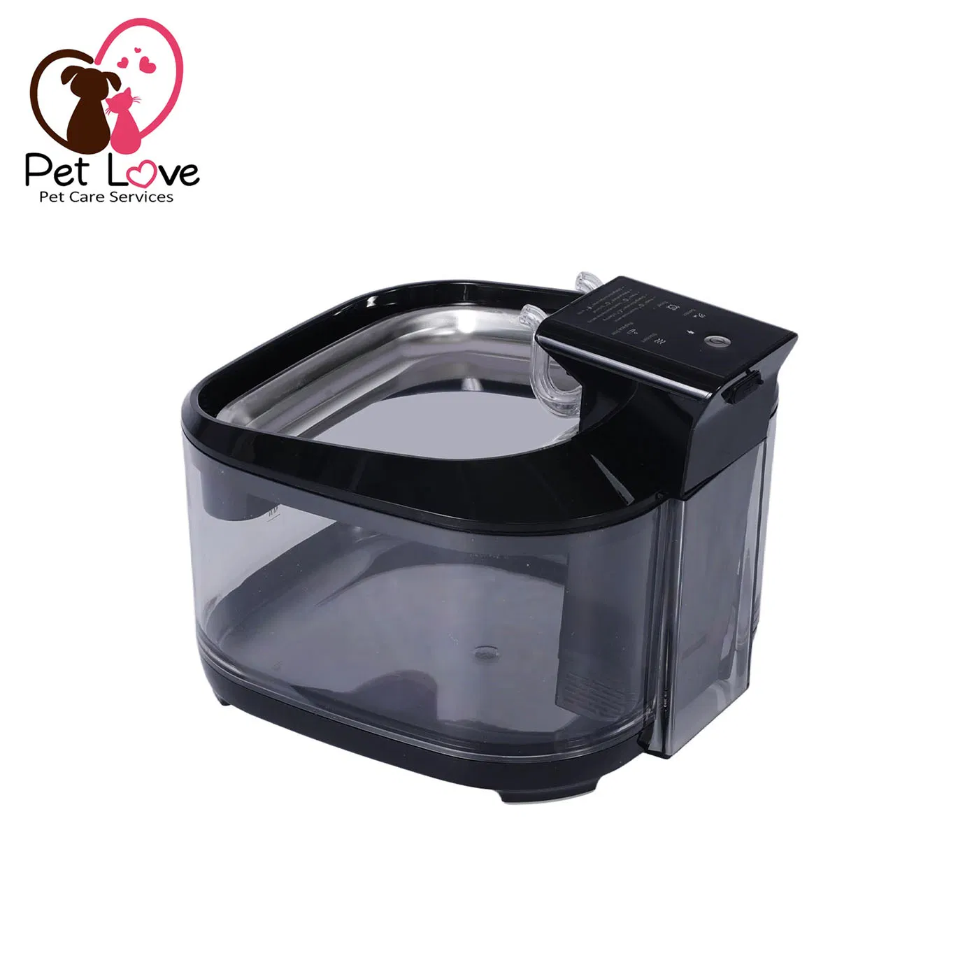 Automatic Stainless Steel Wireless Pet Water Fountain for Cats and Dogs