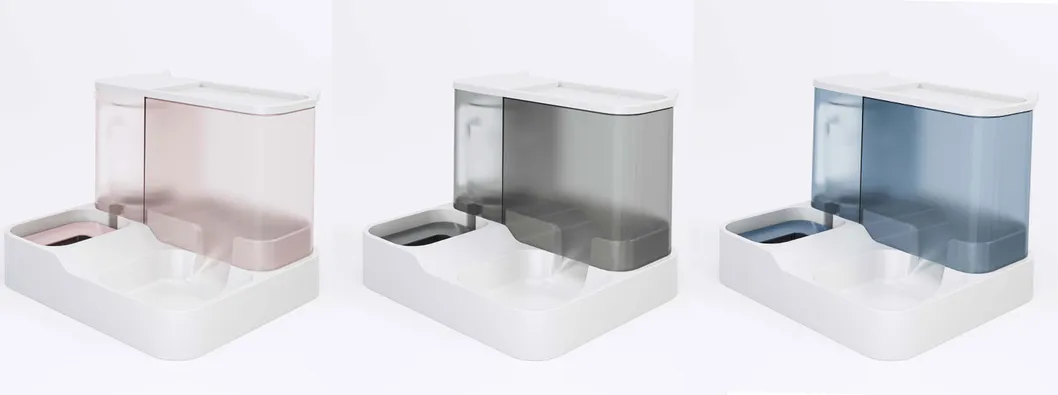 2 in 1 Pet Food and Water Dispenser Pet Feeder Bowl Dog Cat Automatic