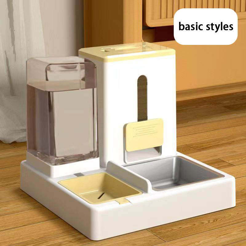 Dog Bowl Cat Bowl Automatic Feeder Cat Dog Pet Water Dispenser All-in-One Cat Food Bowl Dog Food Bowl Pet Supplies