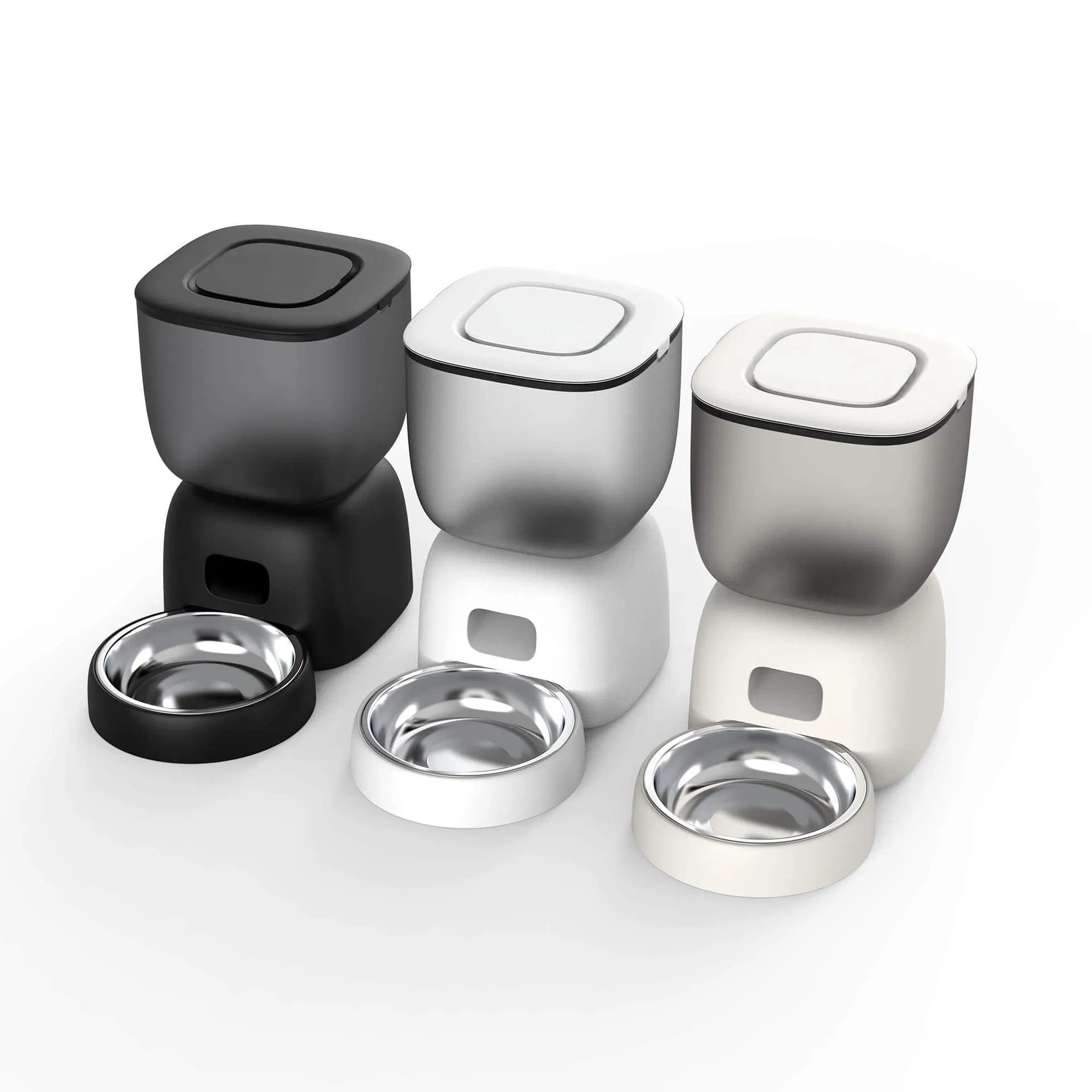 10 Second Voice Playback Recording Smart Pet Feeder for Dry Food