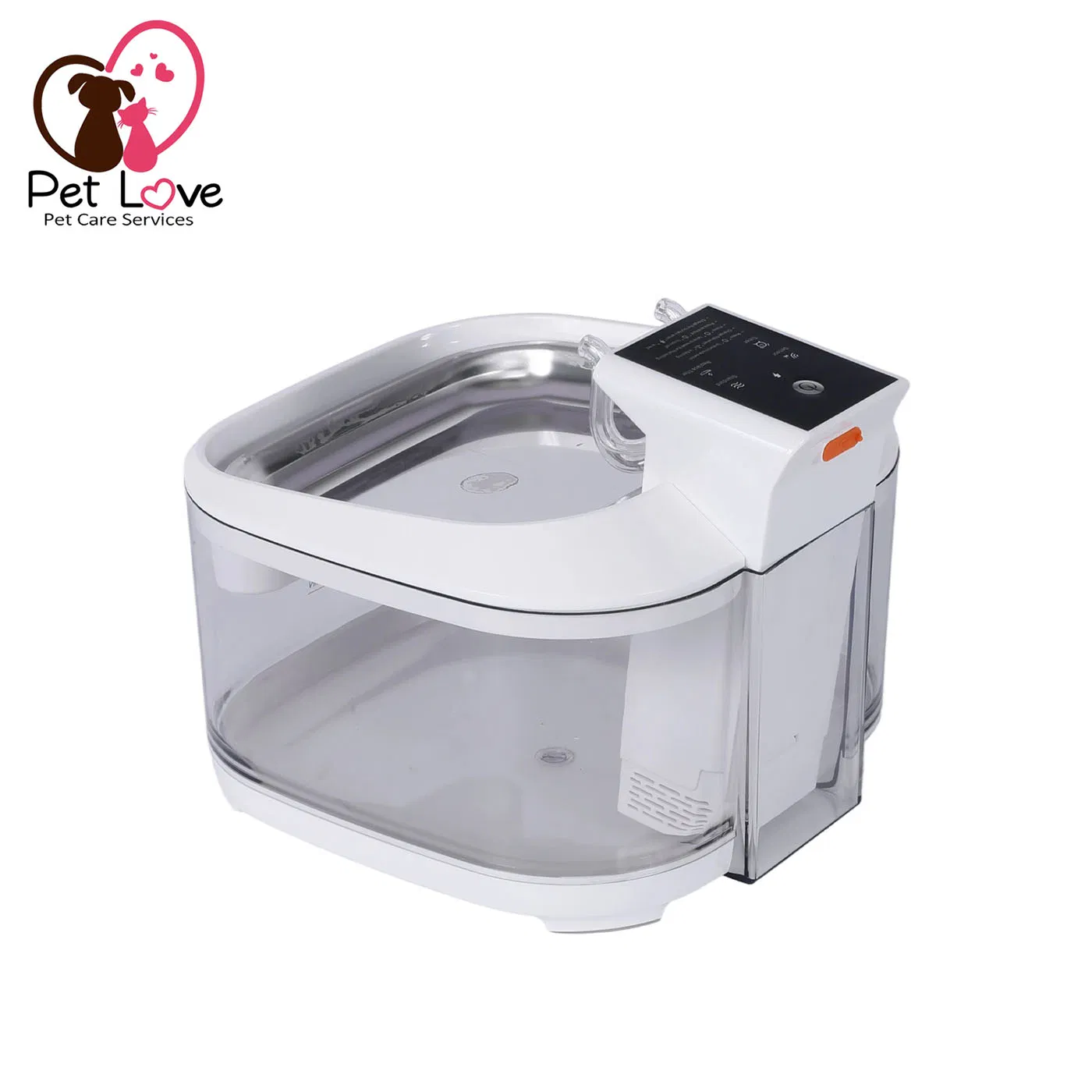 Automatic Stainless Steel Wireless Pet Water Fountain for Cats and Dogs
