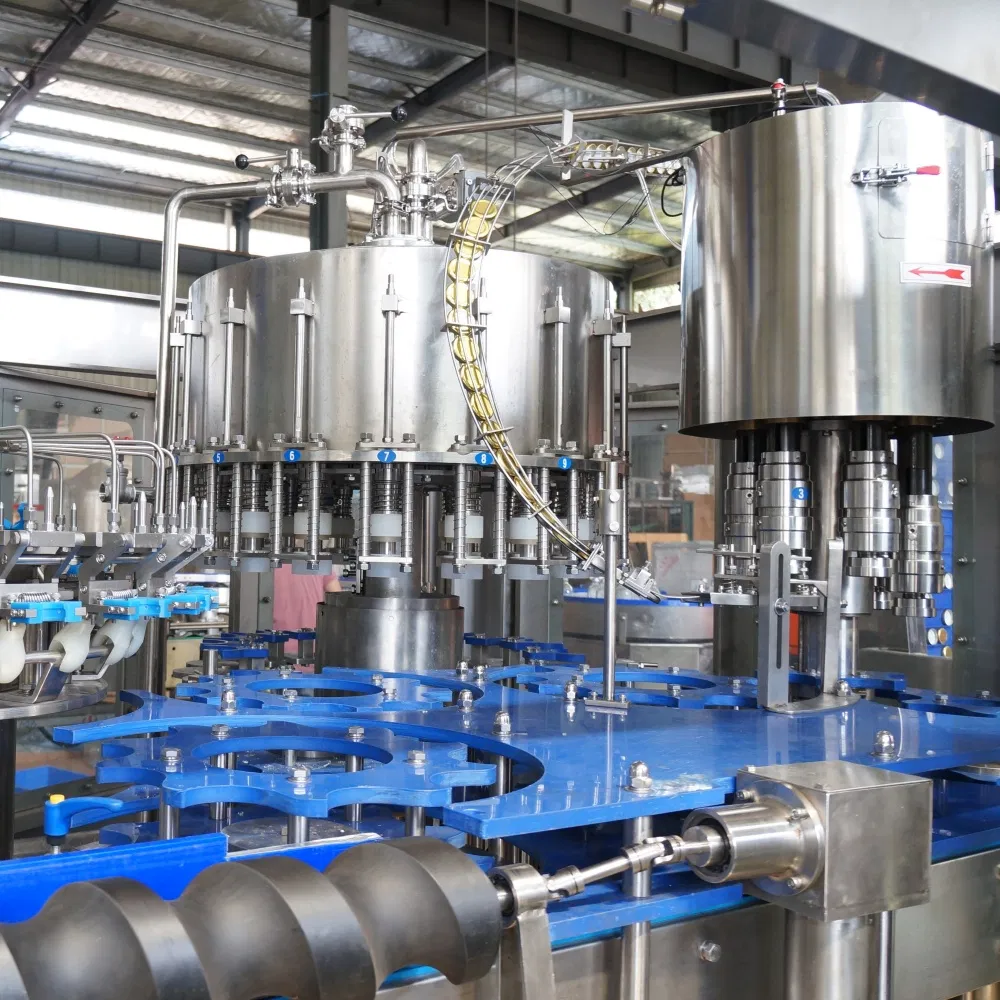 Automated Beverage Filling System for Liquid Pure Mineral Water Pet Bottles with Precision for Soft Drink