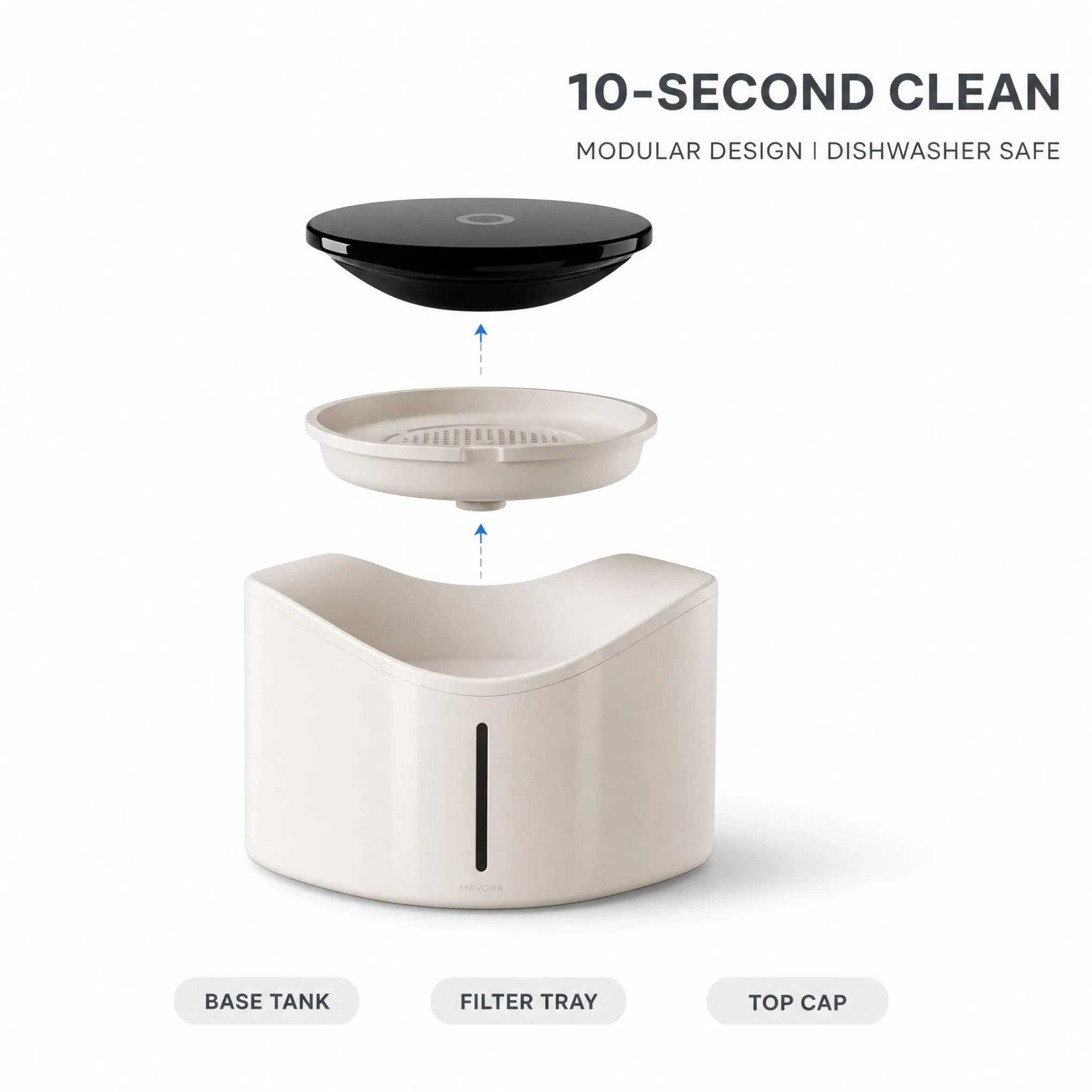 Stainless Steel Cat Water Fountain Battery Powered Automatic Pet Dispenser Pet Products