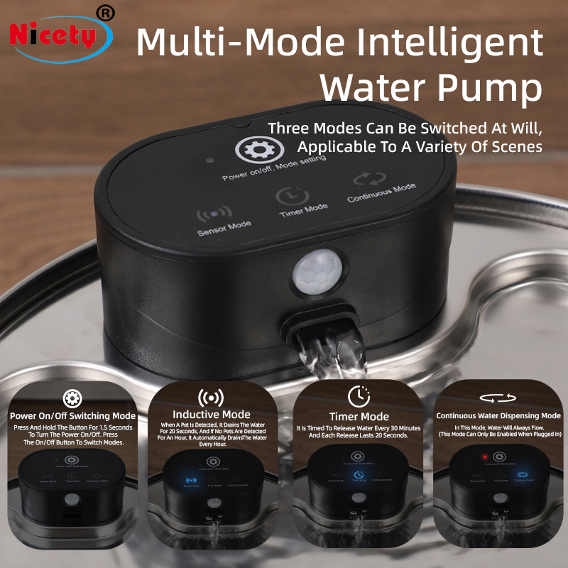 3.2L High-Quality Stainless Steel Automatic Intelligent Pet Water Fountain for Dog and Cat Indoor and Outdoor